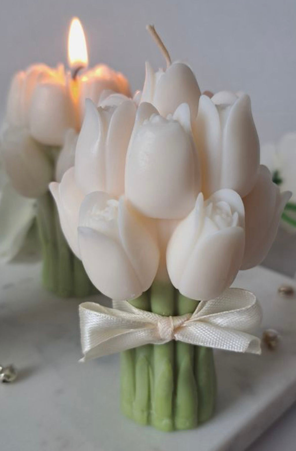 Bouquet candle