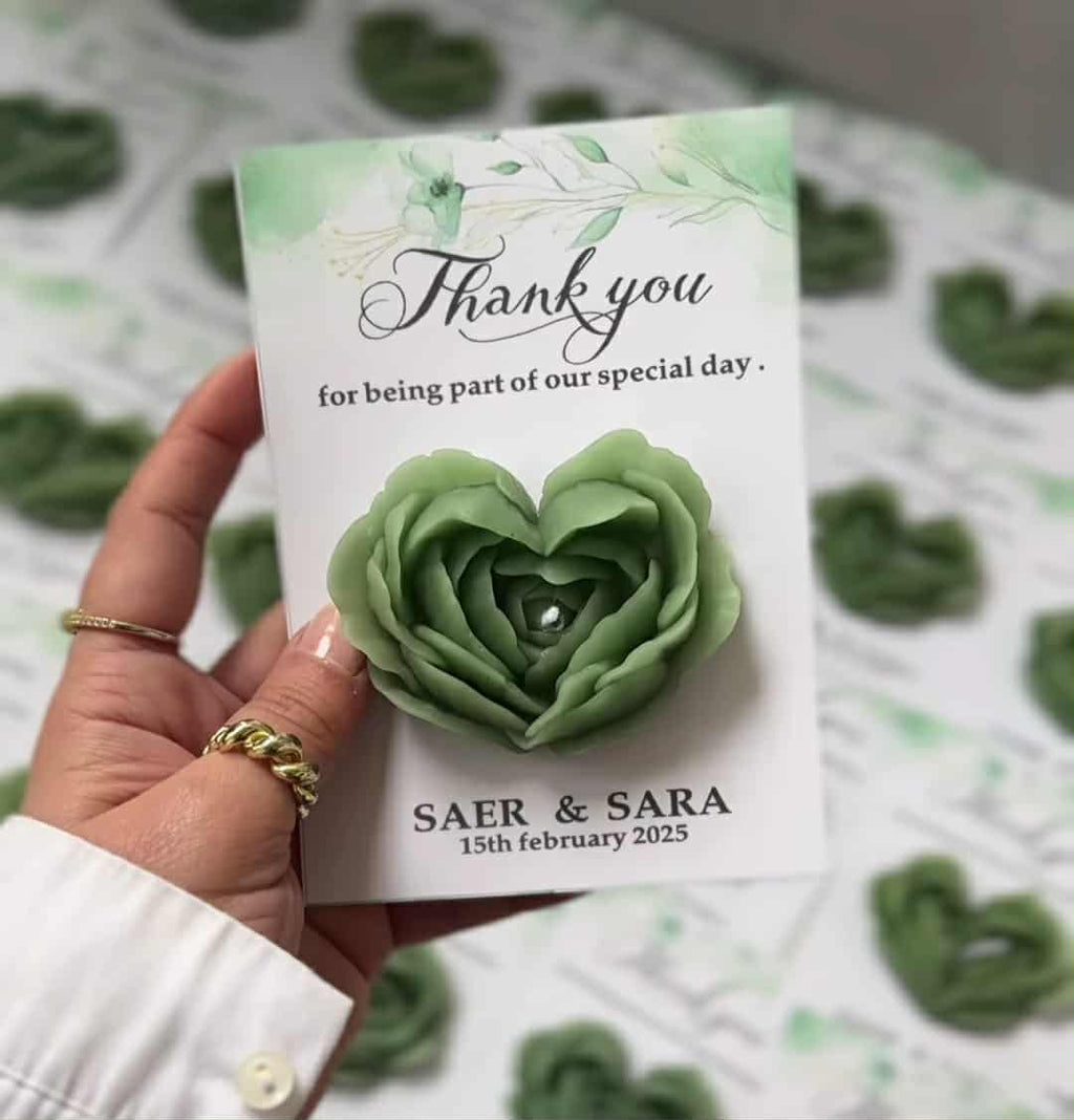 Heart Flower With Card