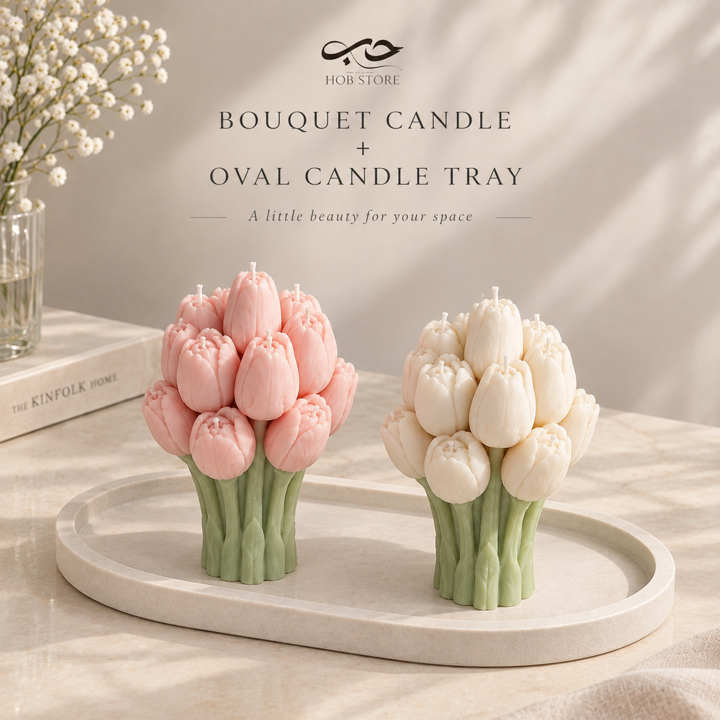 Bouquet candle