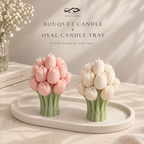 Bouquet candle